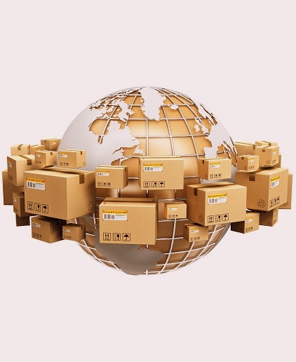 Global shipping and worldwide logistics concept